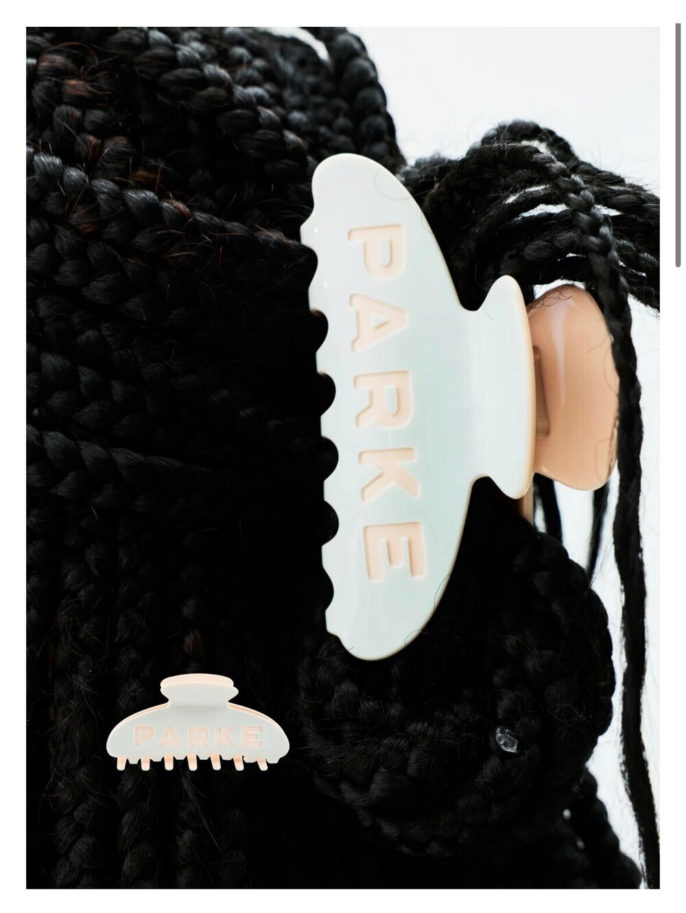 NEW PARKE Sprinkle Claw Hair Clip - Pastel Blue and Peach